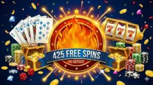 425 free spins logo
