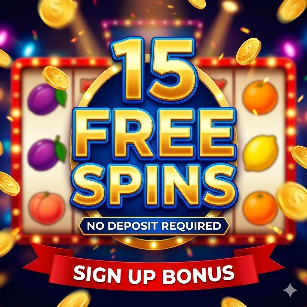 15 Free Spins No Deposit logo