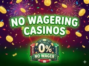 No Wagering Casinos logo