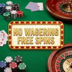 No Wagering Free Spins logo