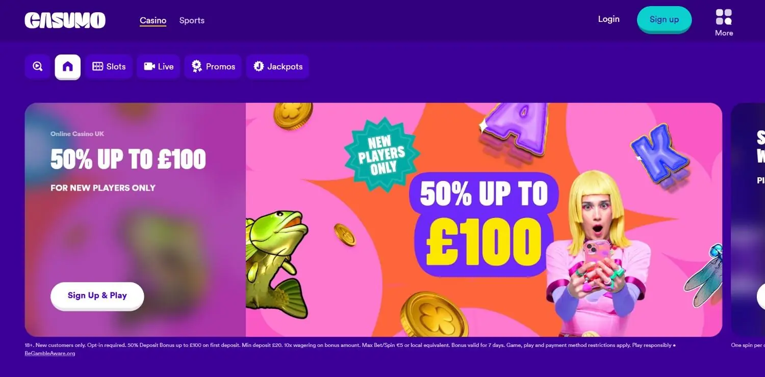 casumo homepage