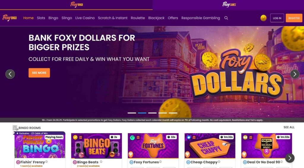 foxybingo homepage