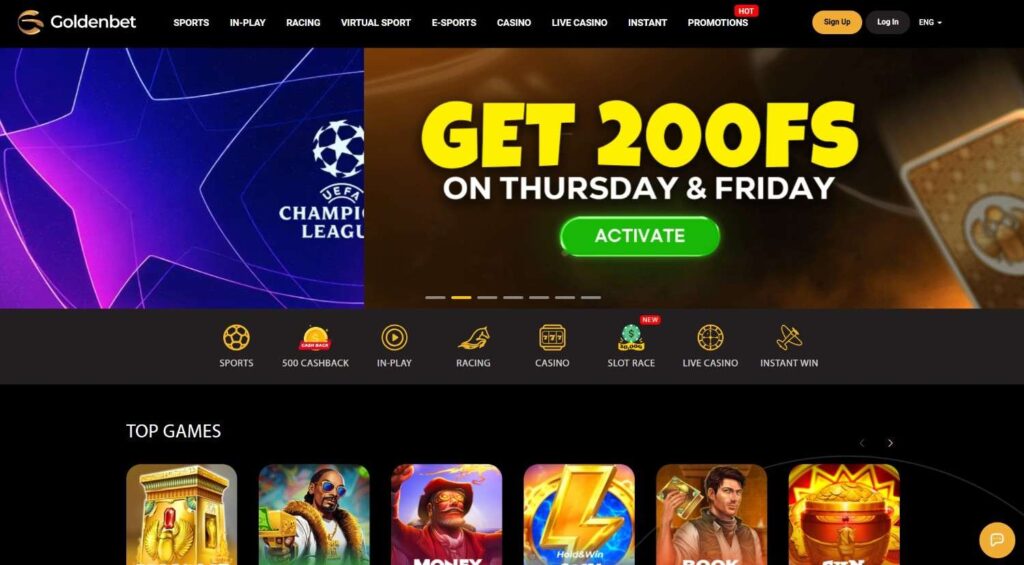 goldenbet-homepage