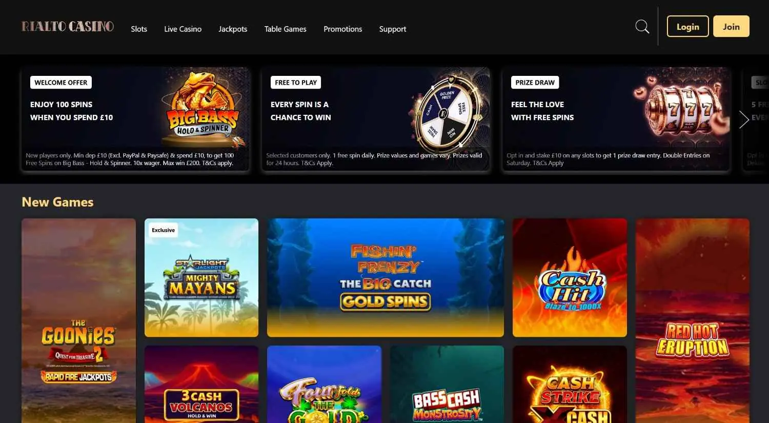 rialtocasino homepage