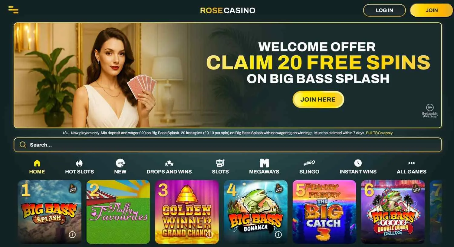 rose-casino-homepage