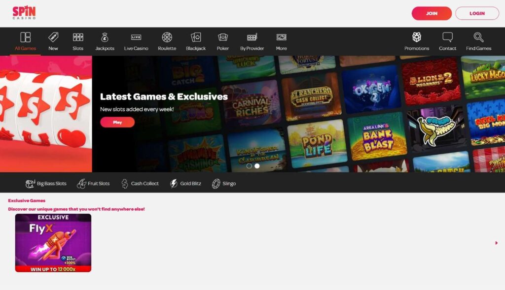 spin-casino-homepage