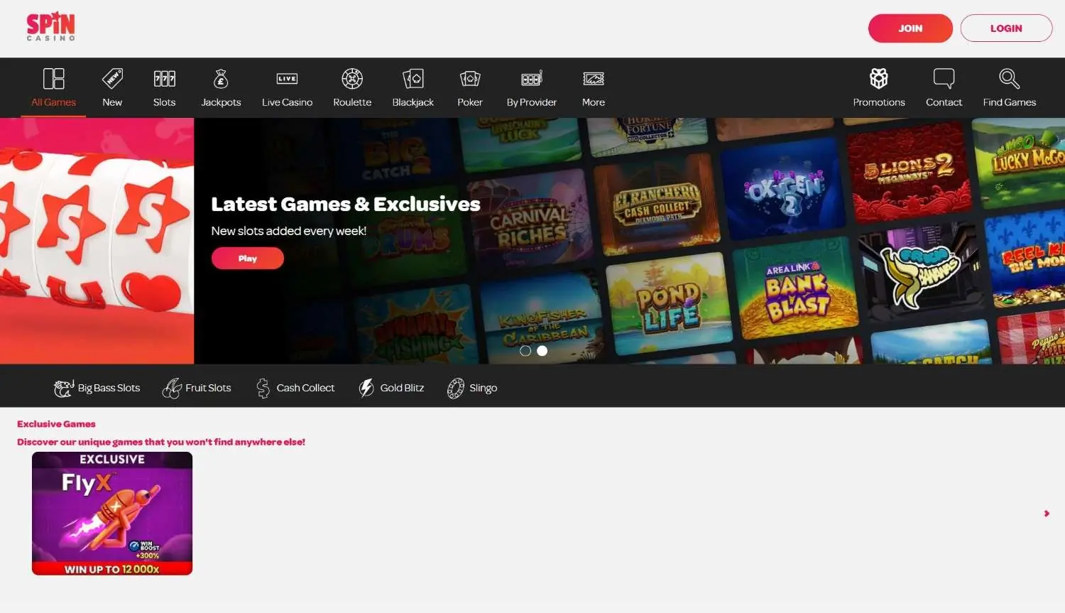 spin casino homepage spin casino homepage