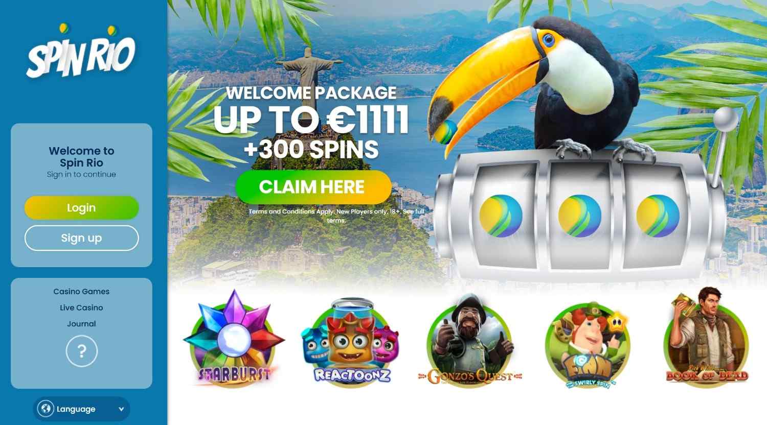 Spinrio Homepage