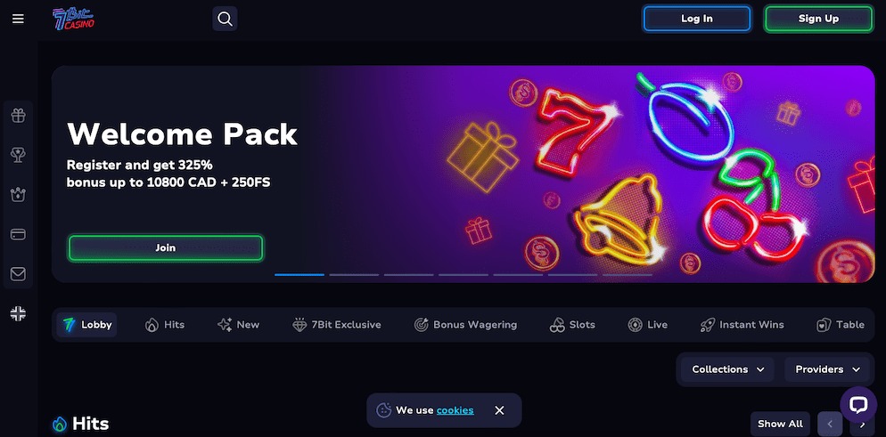 7bit casino homepage
