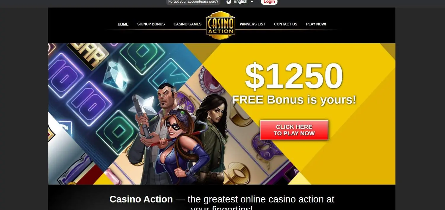 Casino Action Homepage Casino Action Homepage