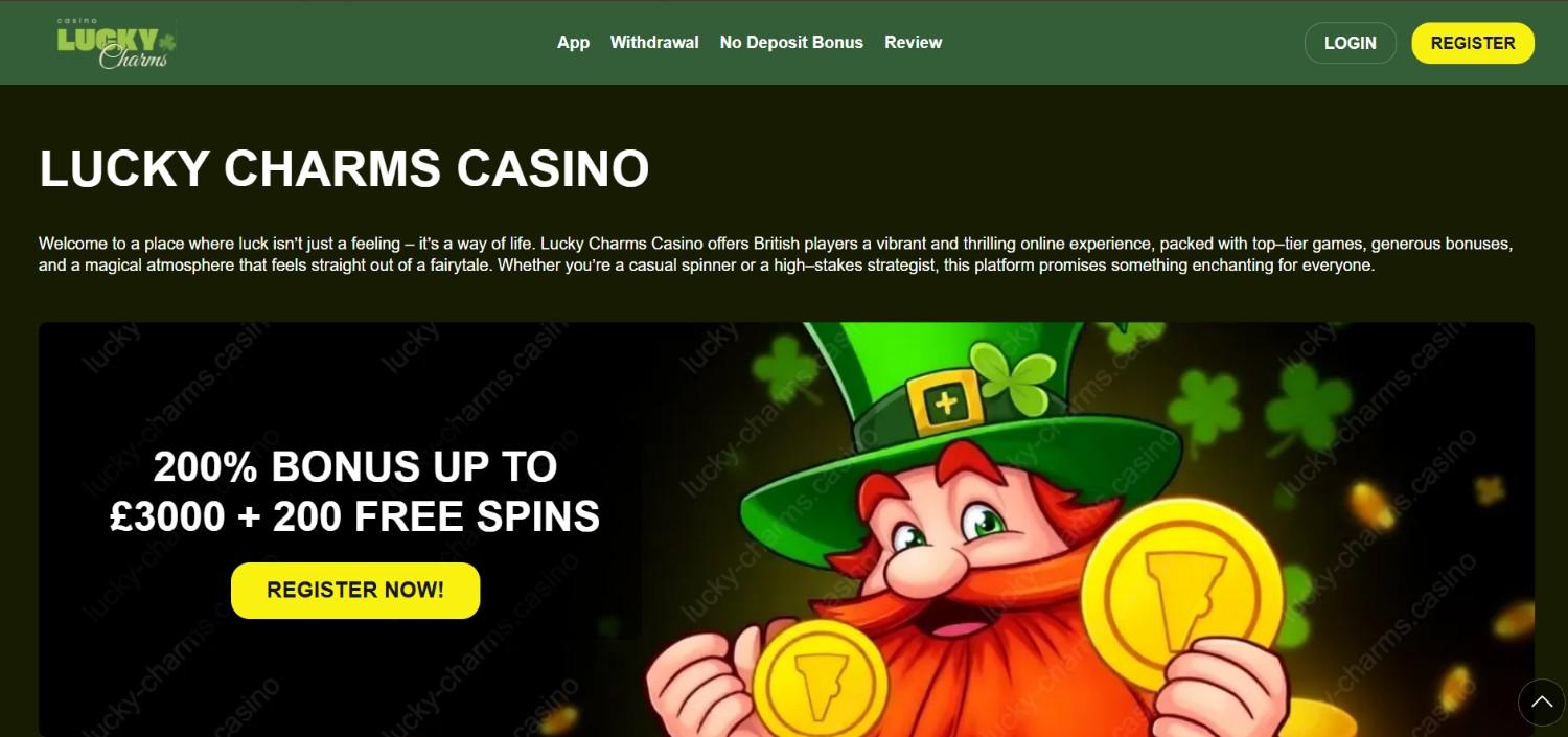 Lucky Charm Homepage