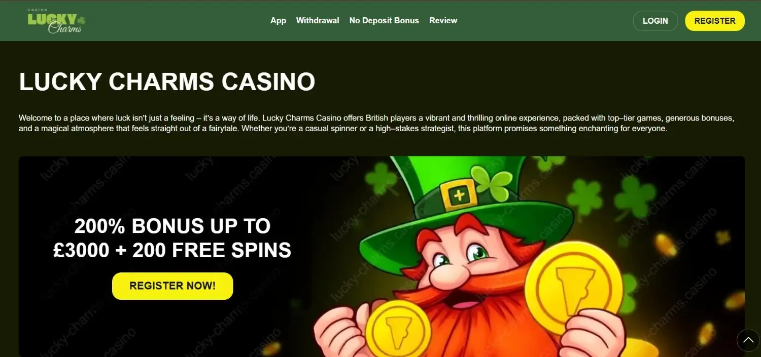 Lucky Charm Homepage