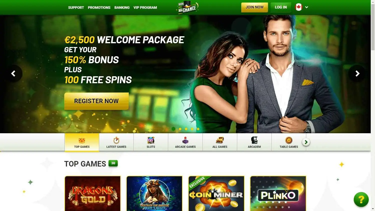 Machance Homepage