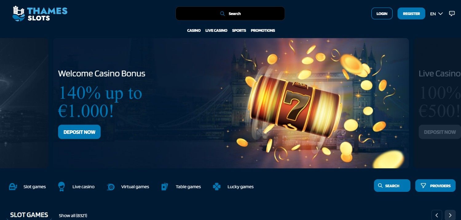 ThamesSlots Homepage