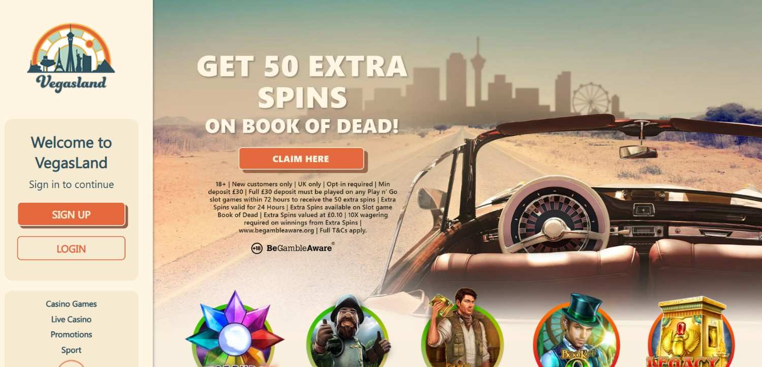 Vegas land Homepage