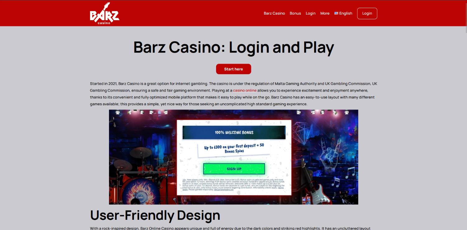 barz homepage