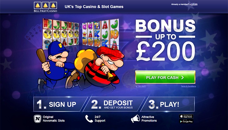 bell fruit casino homepage