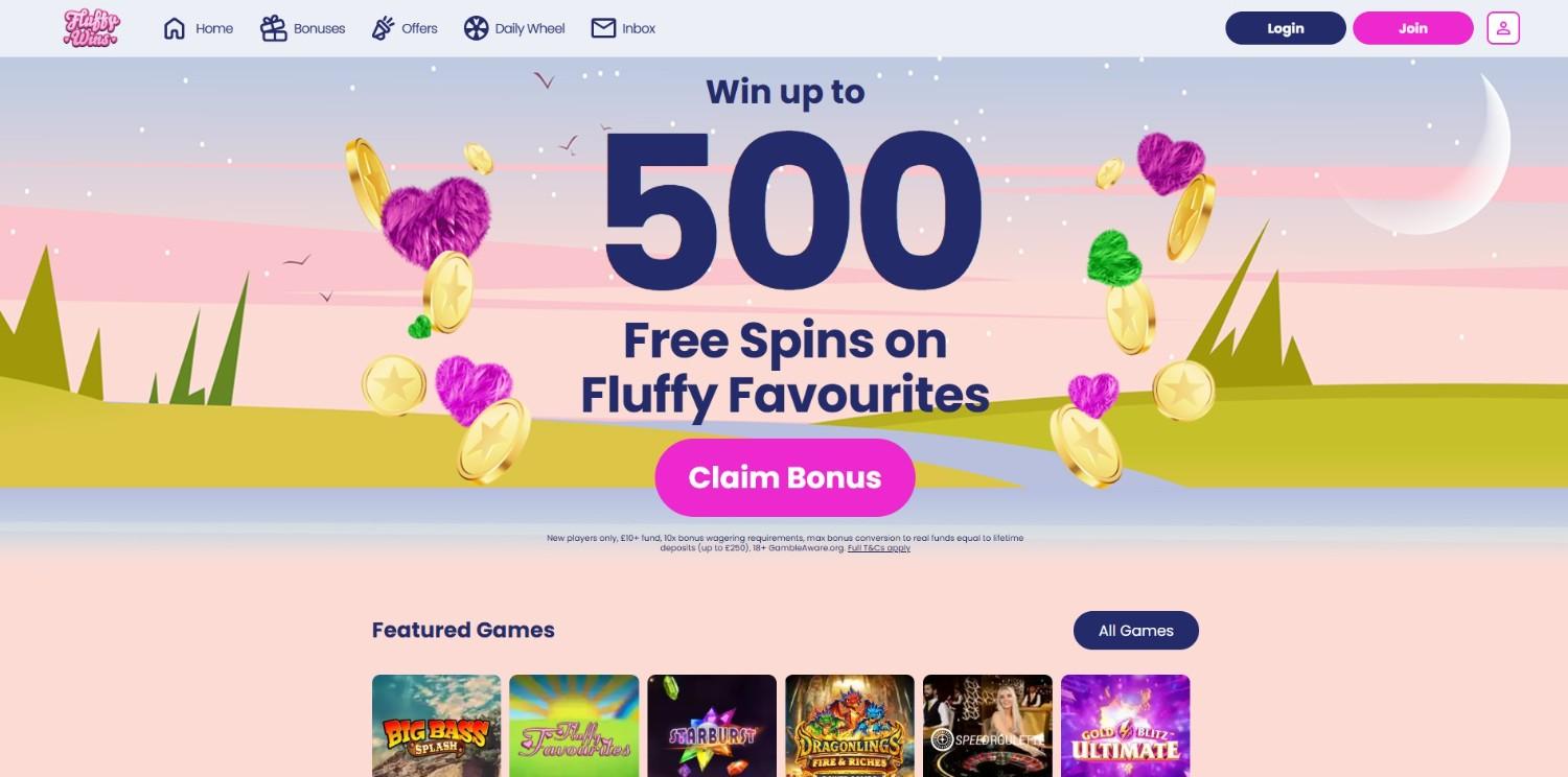 fluffy wins homepage