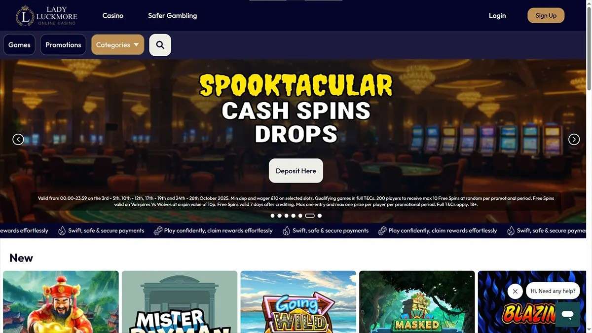 lady luckmore homepage