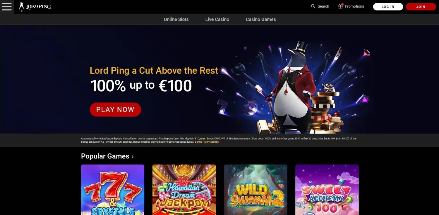 lord ping homepage