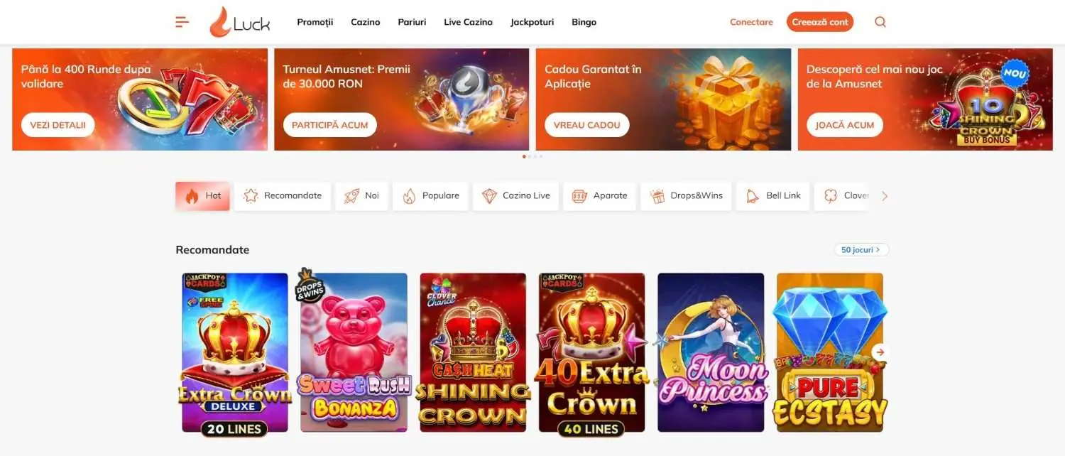 luckcom homepage