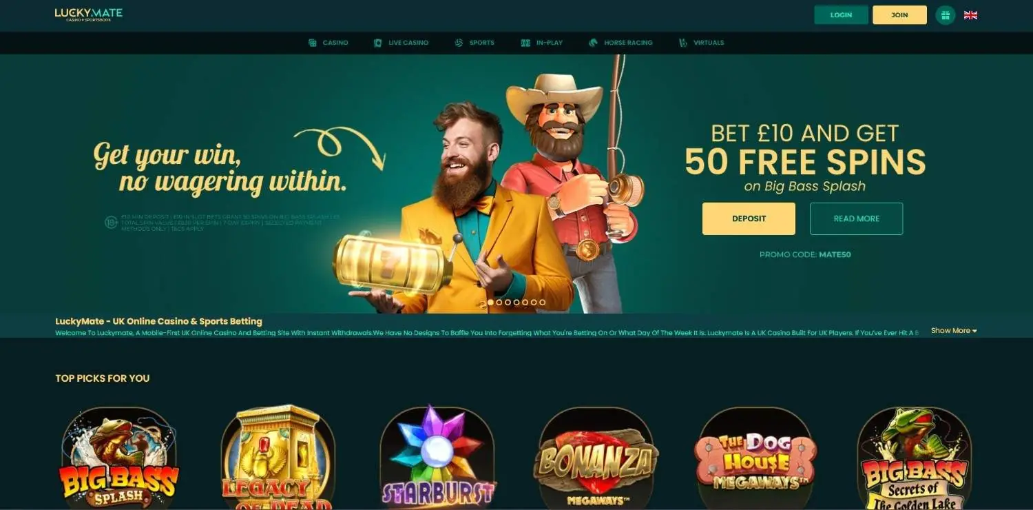 luckymate homepage