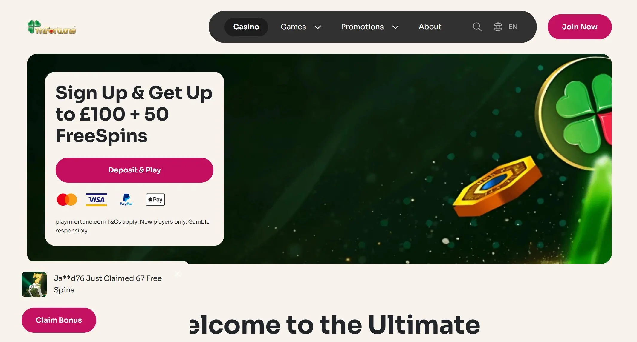 mfortune homepage