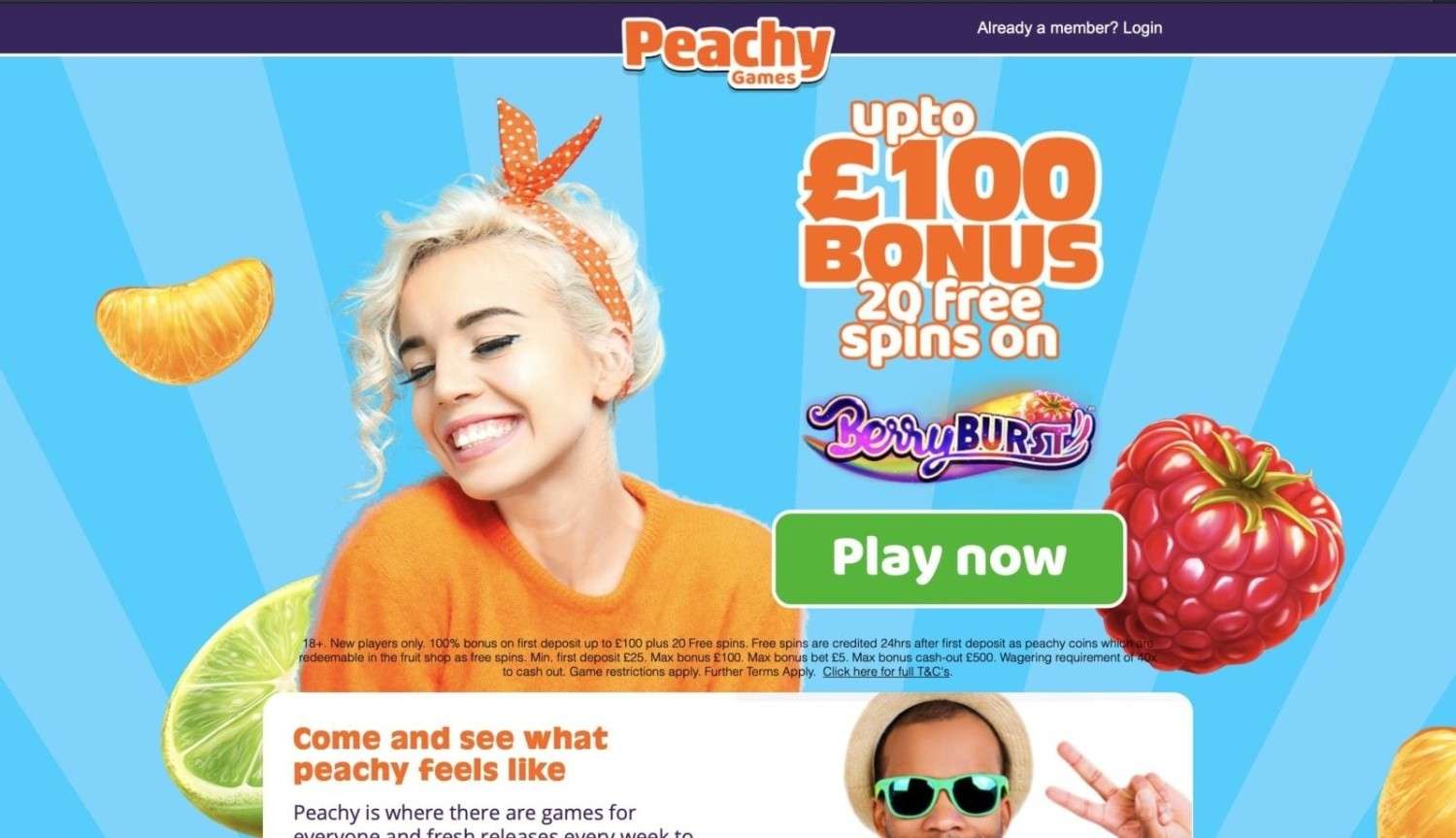 peachy games homepage