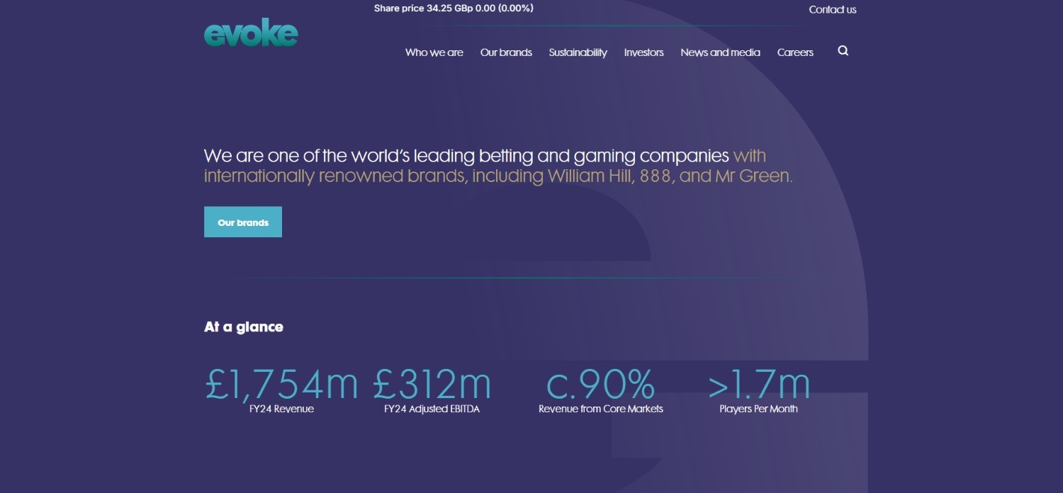 Evoke Homepage