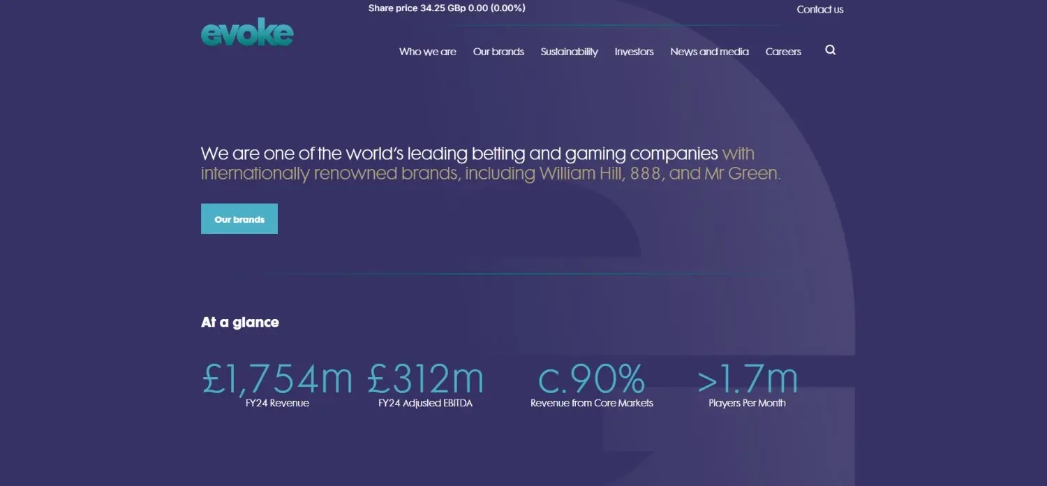 Evoke Homepage