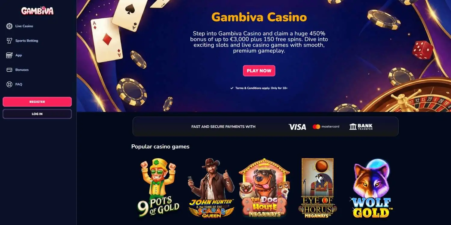 Gambiva Homepage