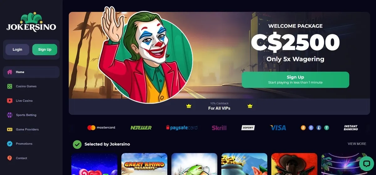 Jokersino-Casino