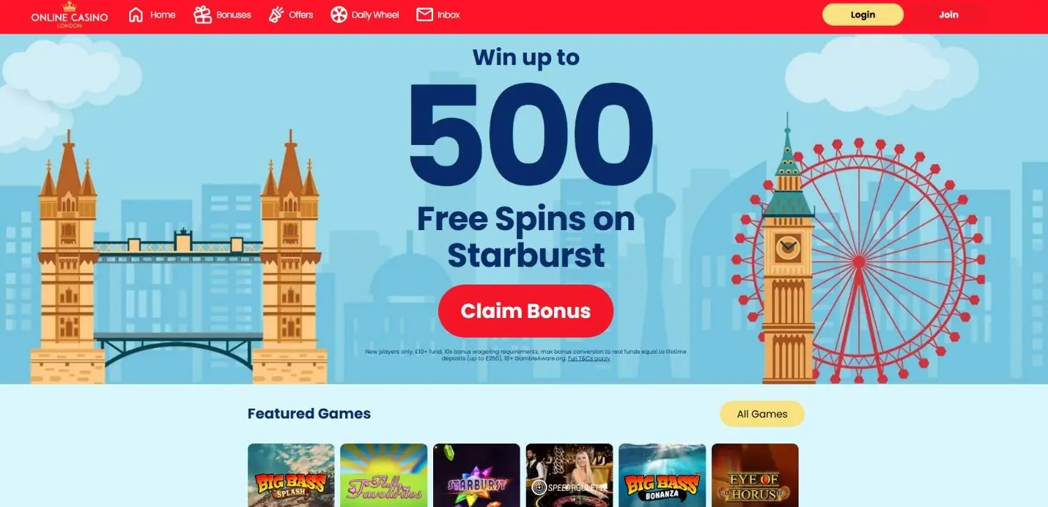 Online Casino London Homepage Online Casino London Homepage