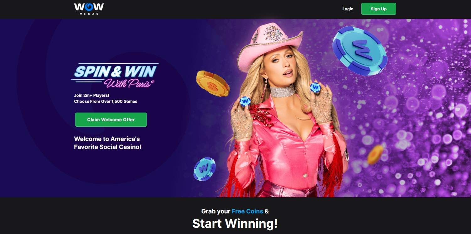 WoW Vegas Homepage