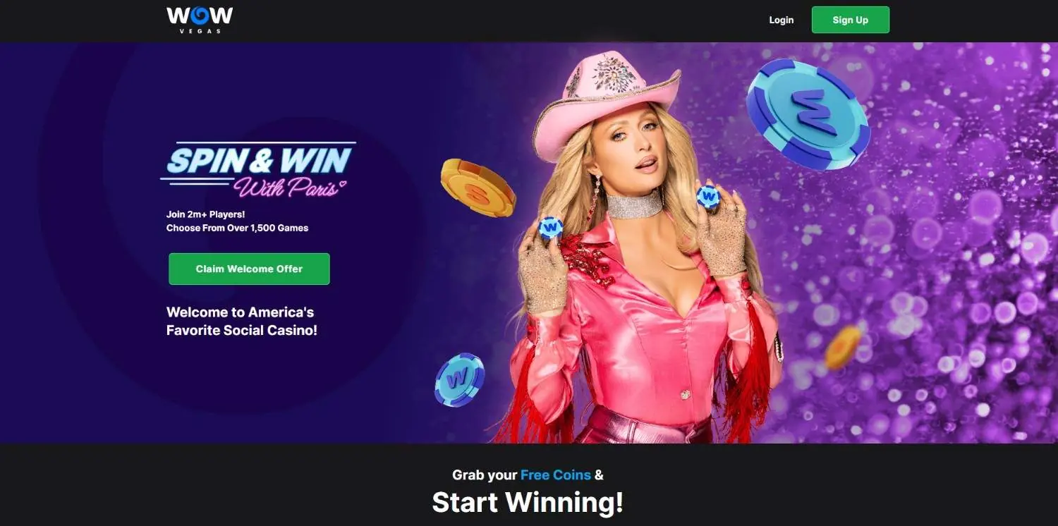 WoW Vegas Homepage