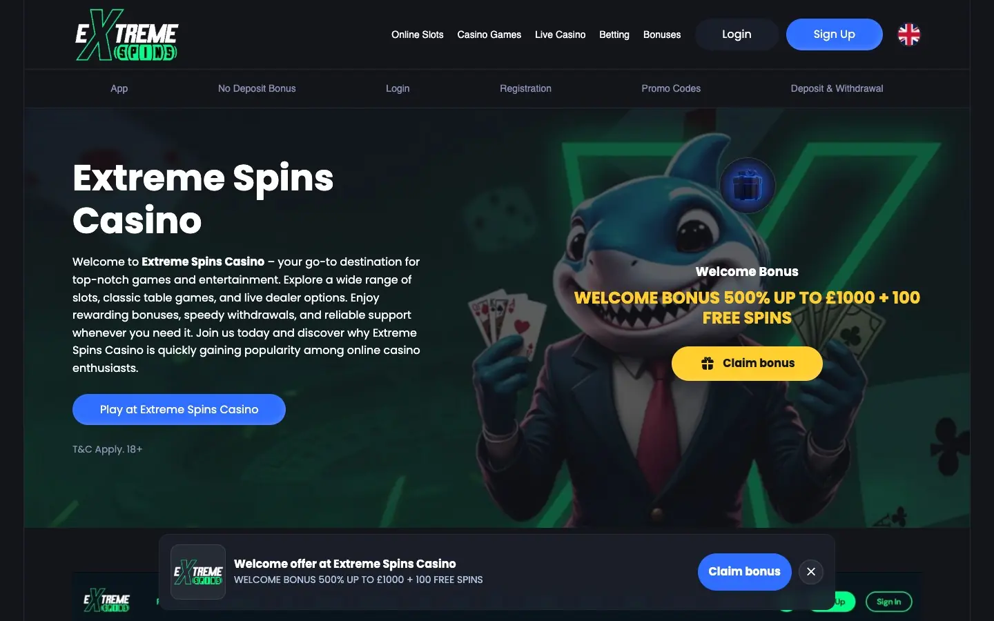 extreme-spins-casino-screenshot
