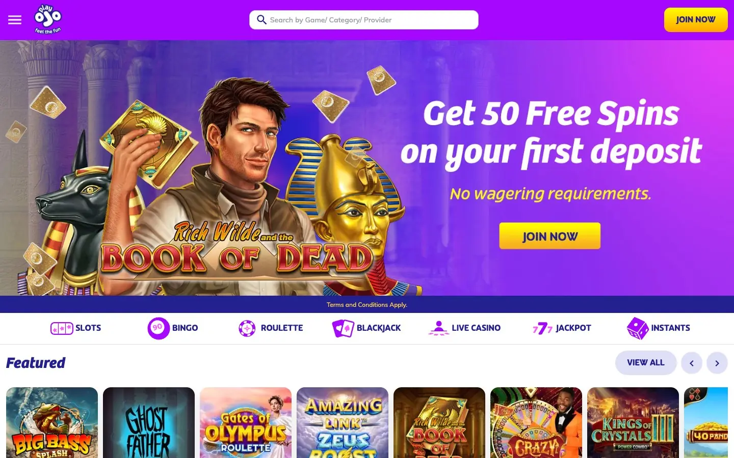 playojo homepage