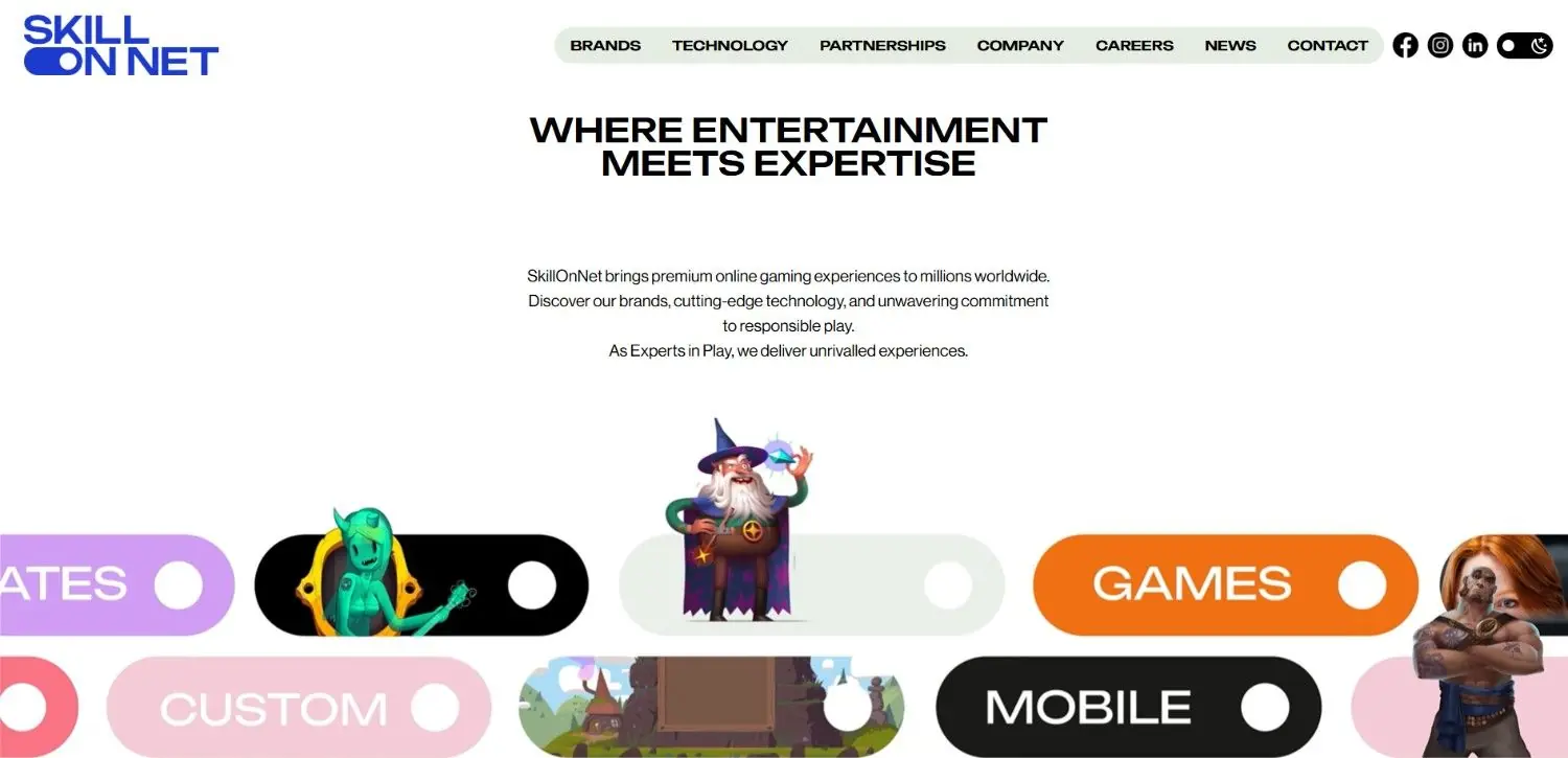 skill on net homepage