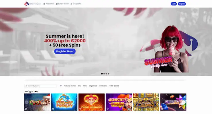 iwinfortune homepage
