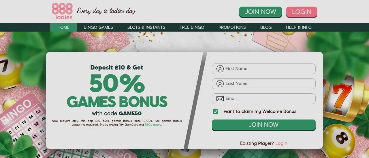 888 Ladies homepage