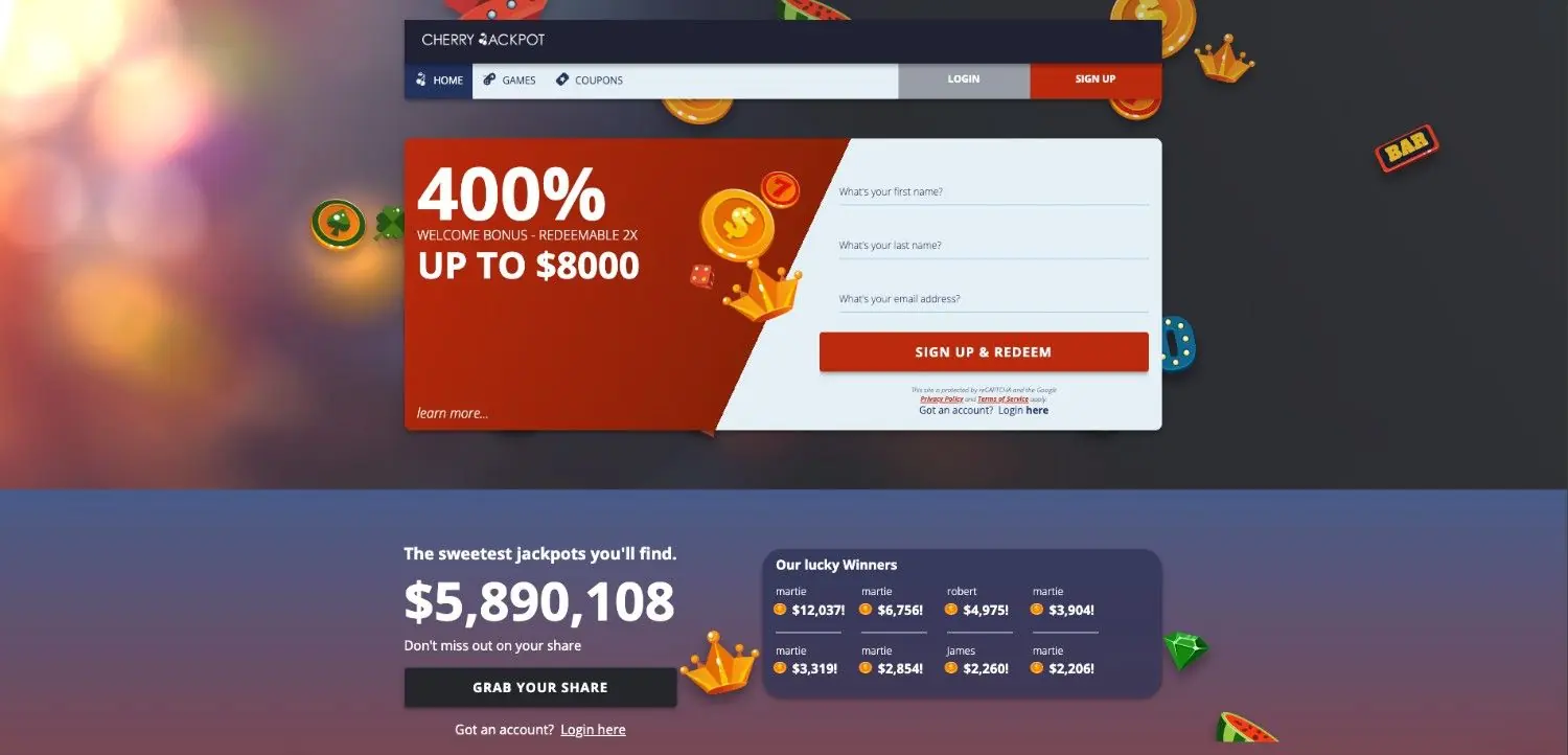 Cherry-Jackpot-homepage