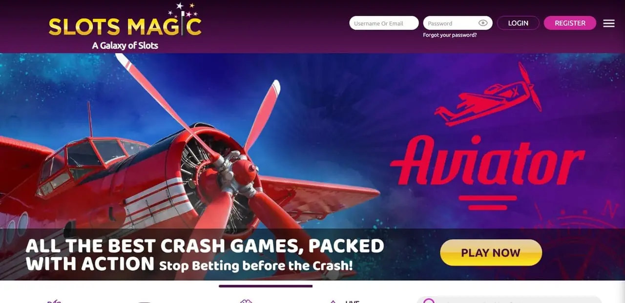 Slots Magic homepage July 2026 Slots Magic homepage lobby