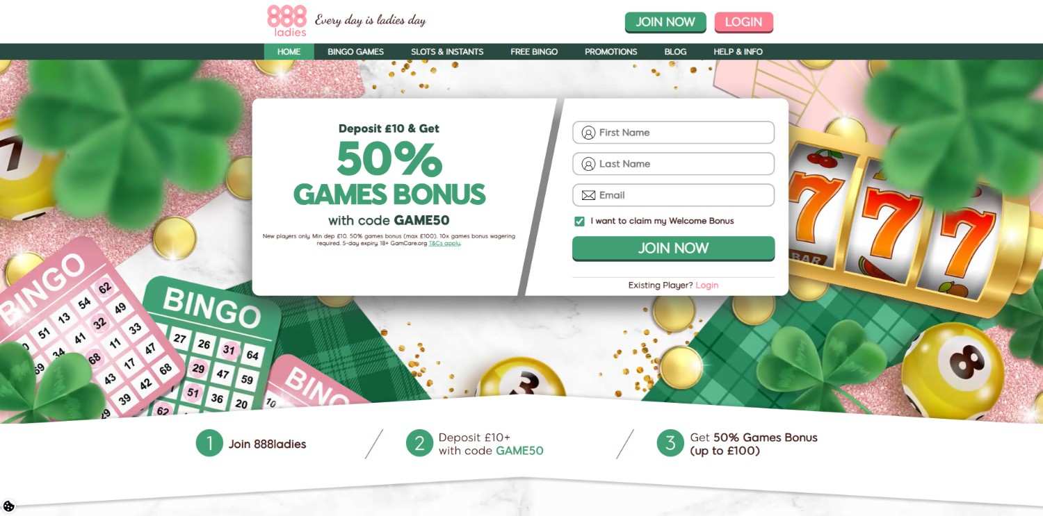 888ladies casino homepage