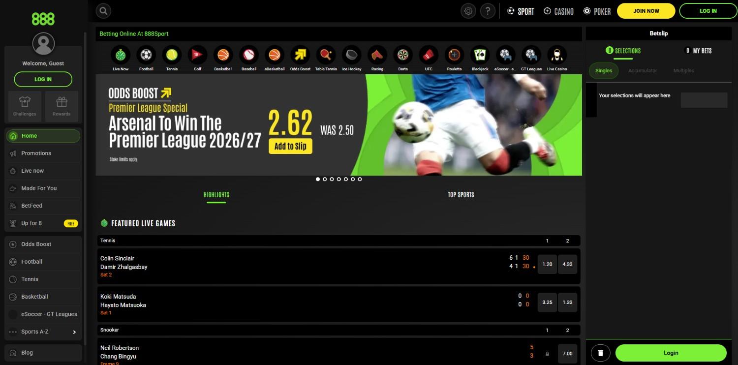 888sport homepage