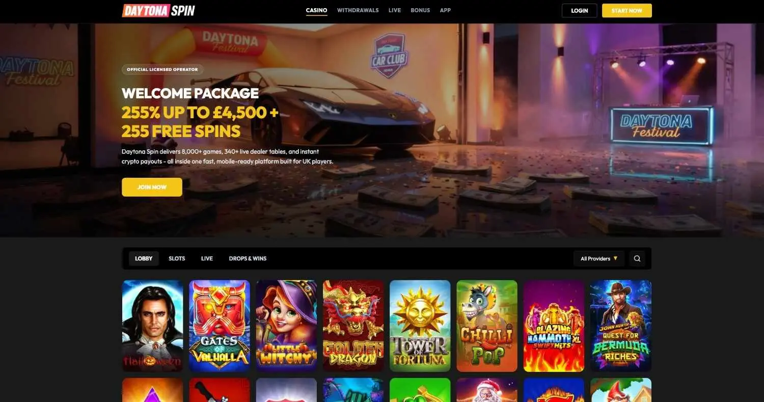 Daytonaspin Homepage