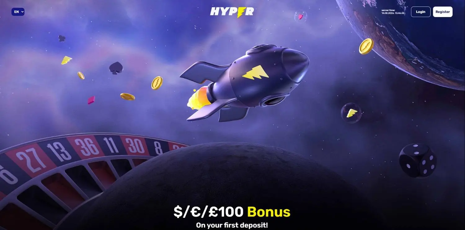 Hyper Casino Homepage Hyper Casino Homepage