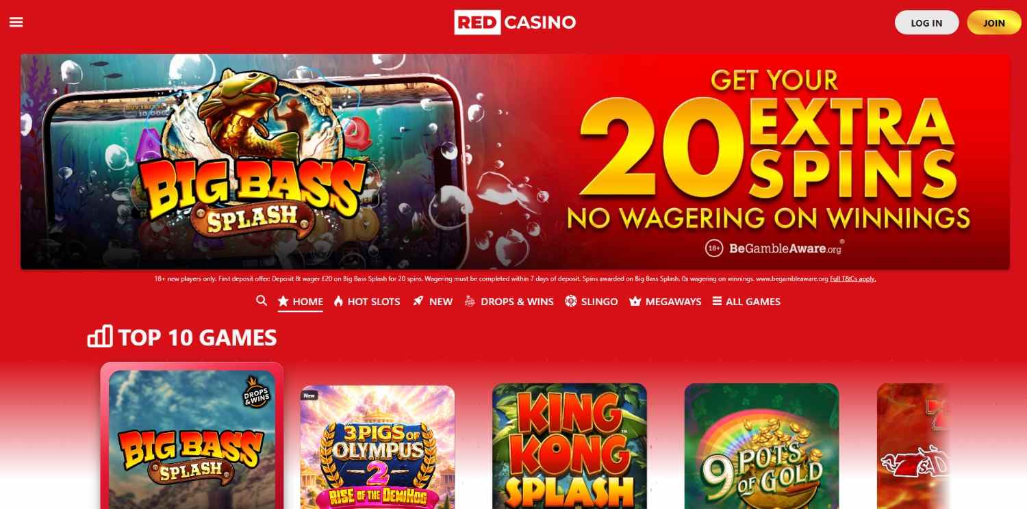 Red Casino Homepage Red Casino Homepage