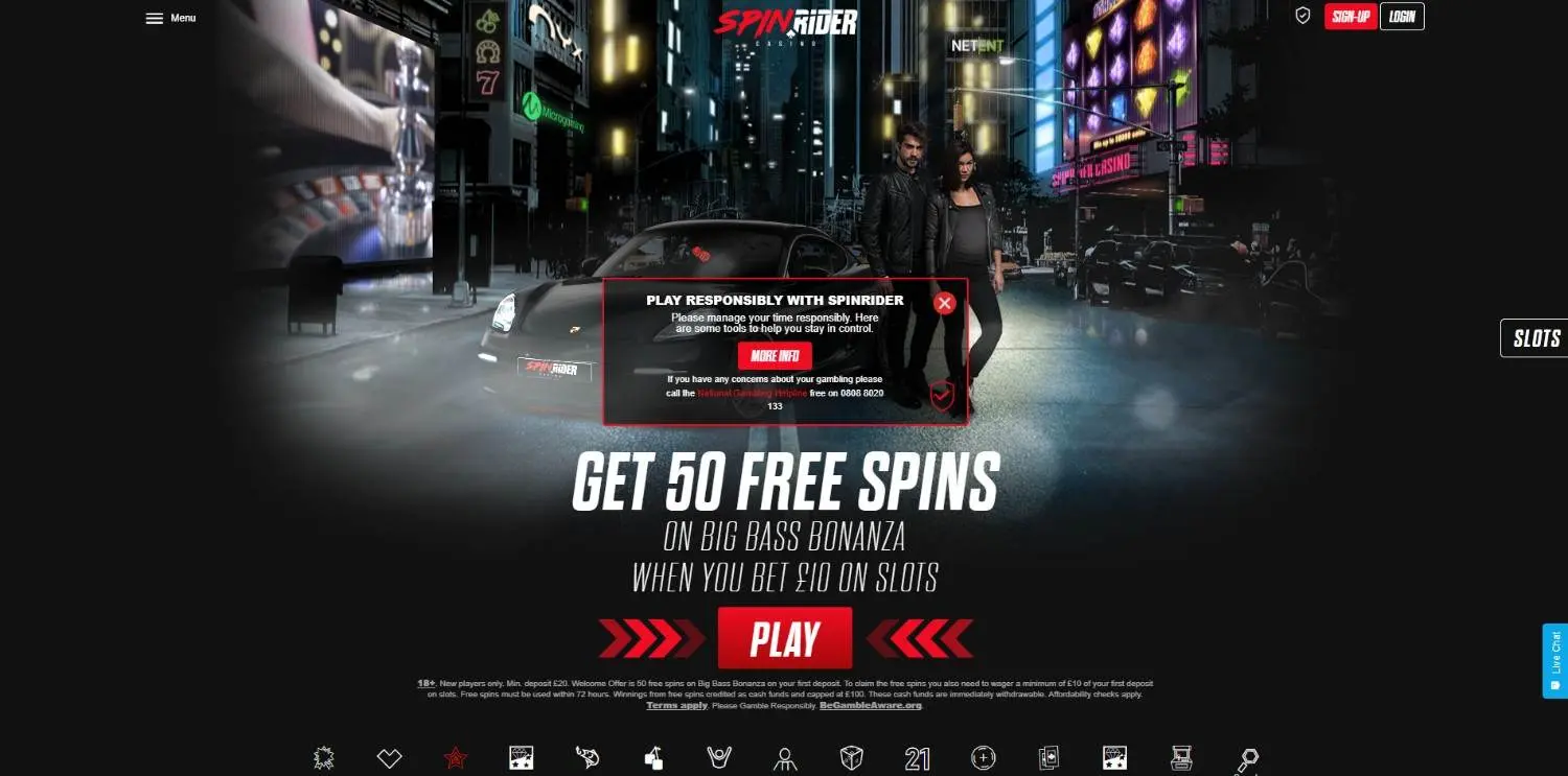 Spin Rider Homepage