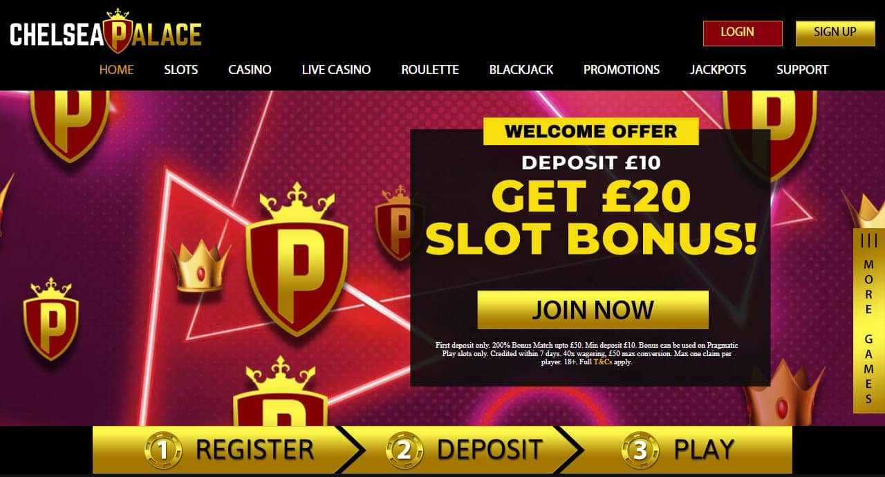 Chelsea Palace homepage
