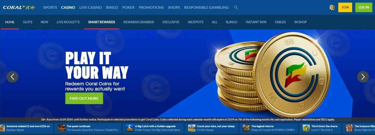 Coral homepage